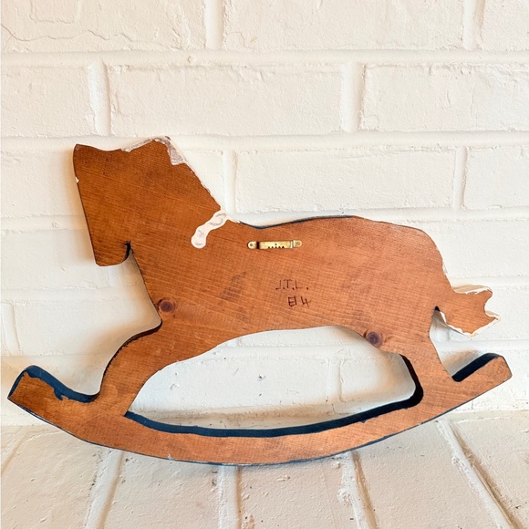 Wooden Rocking Horse Decor - Picture 6 of 7